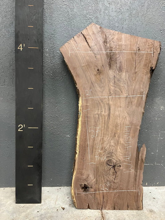 Walnut Live Edge Wood Slab 20BF - Ol Loggin Sawmill