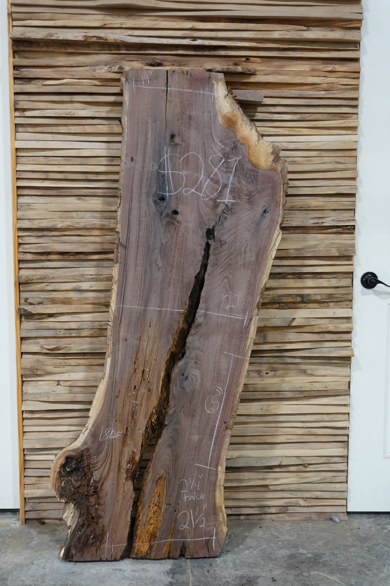 Walnut Live Edge Wood Slab - Ol Loggin Sawmill