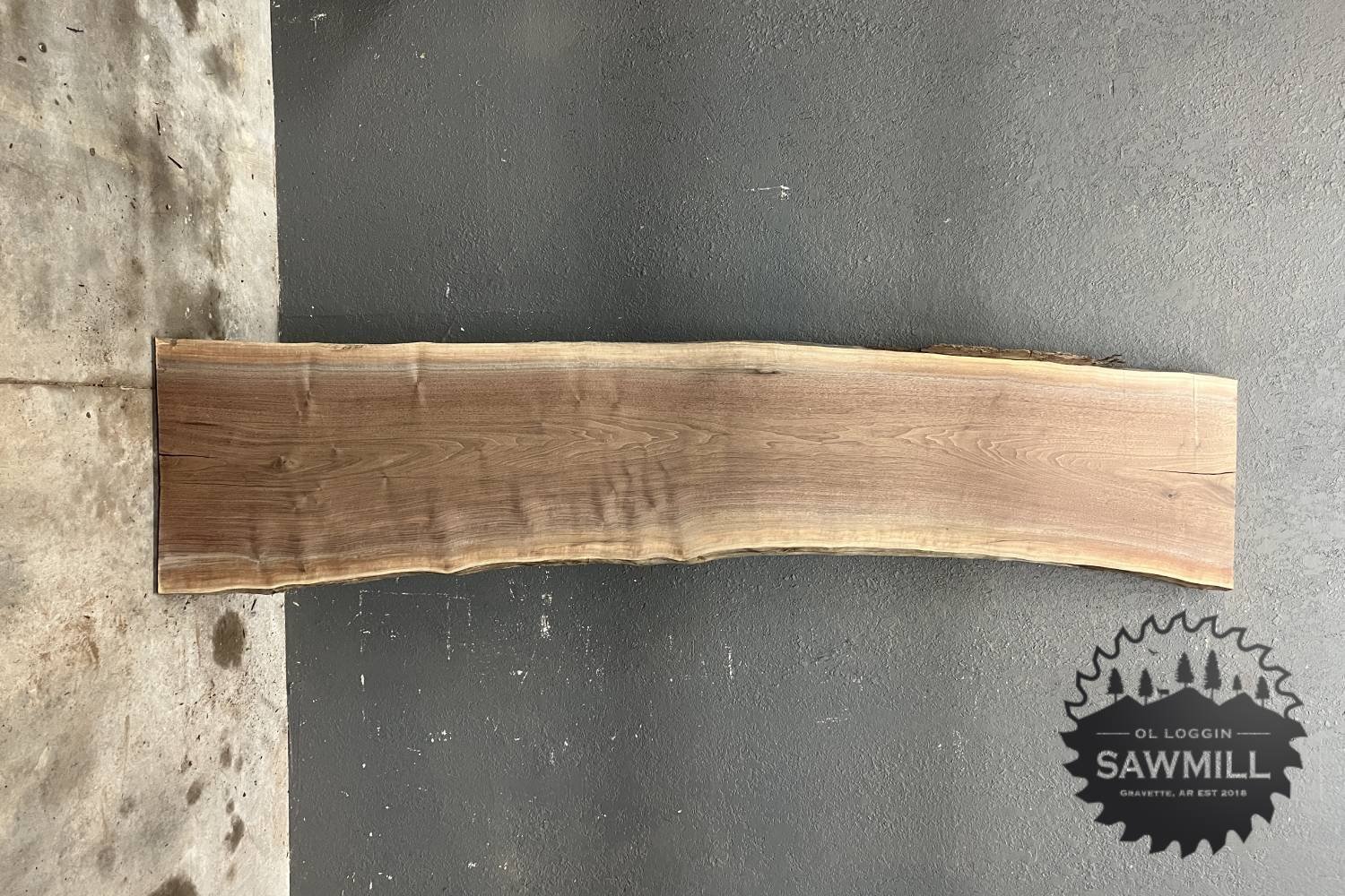 Walnut Live Edge Wood Slab - 42.1 BF - My Store