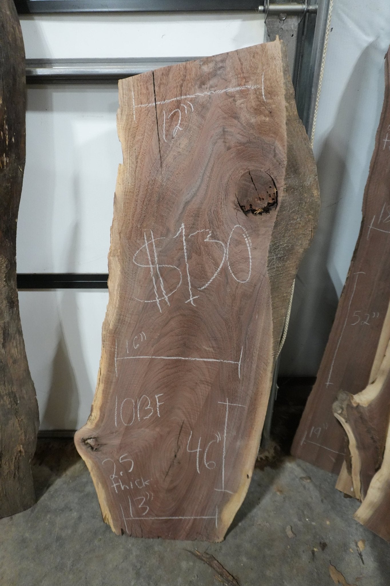 Walnut Slab 10 BF - Ol Loggin Sawmill