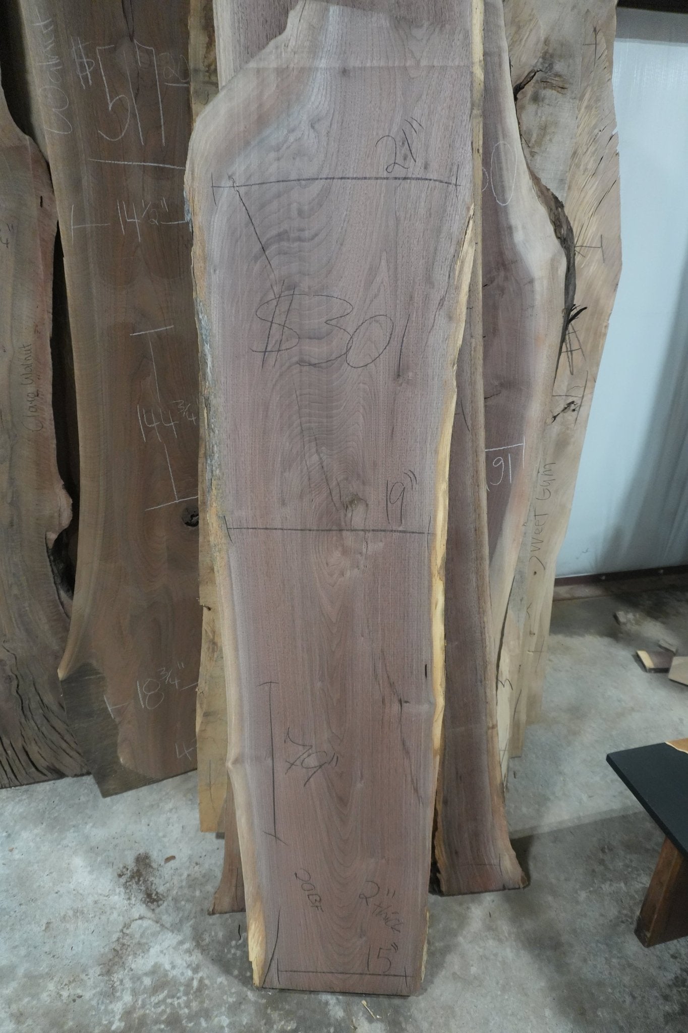 Walnut Slab - Ol Loggin Sawmill