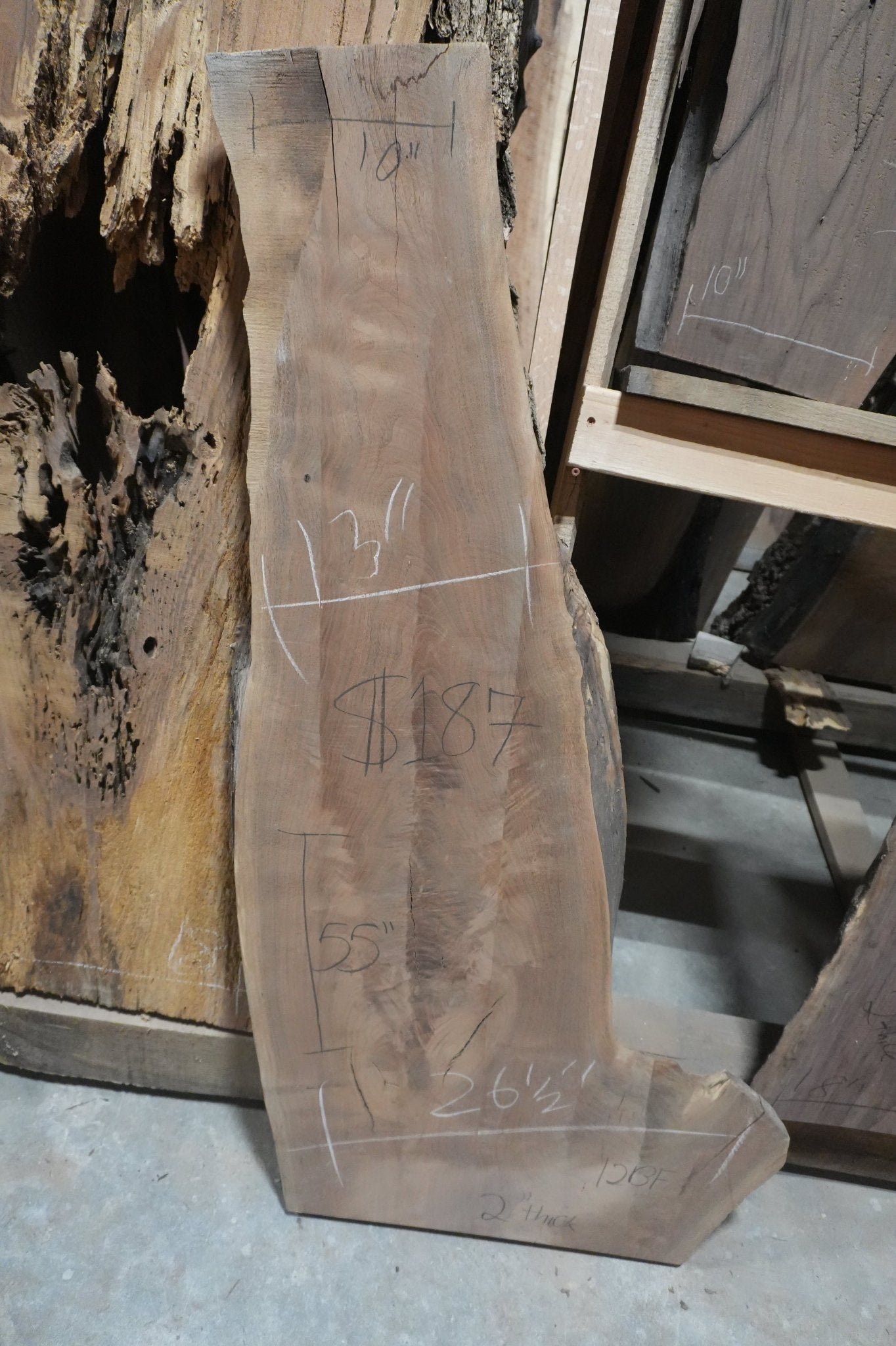 Walnut Slab - Ol Loggin Sawmill