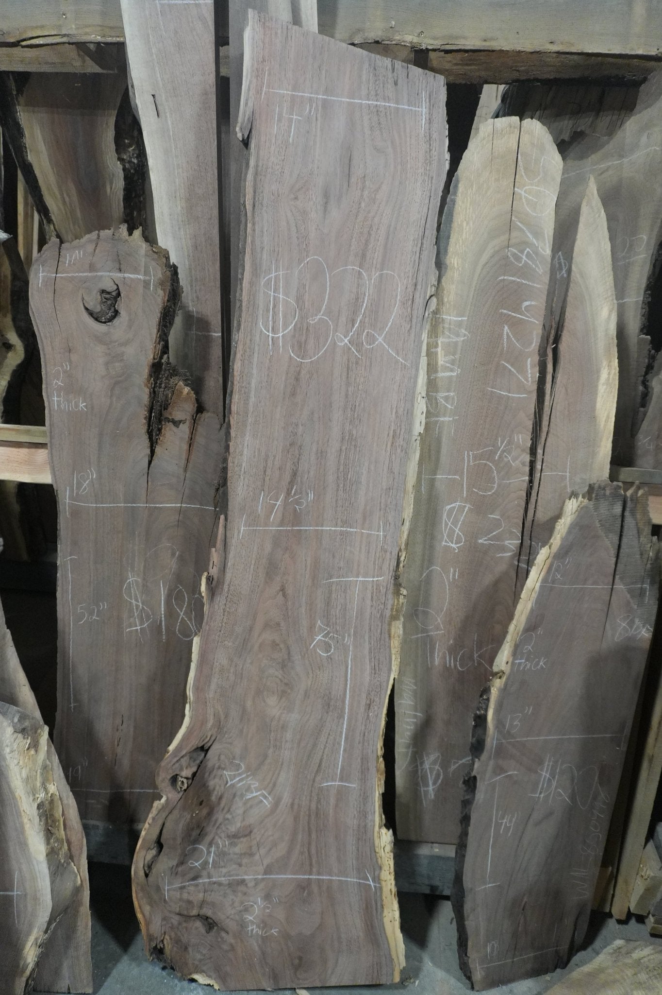 Walnut Slab - Ol Loggin Sawmill