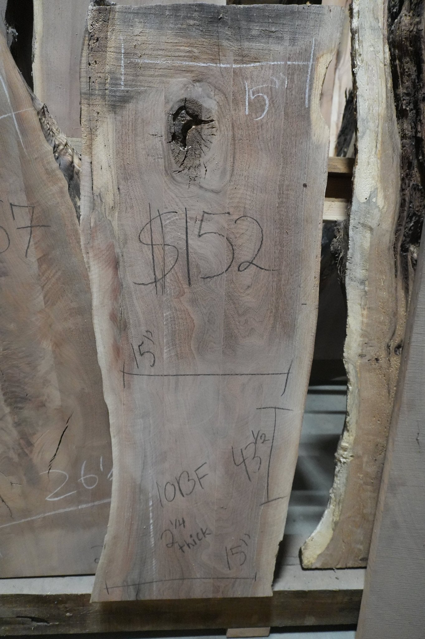 Walnut Slab - Ol Loggin Sawmill