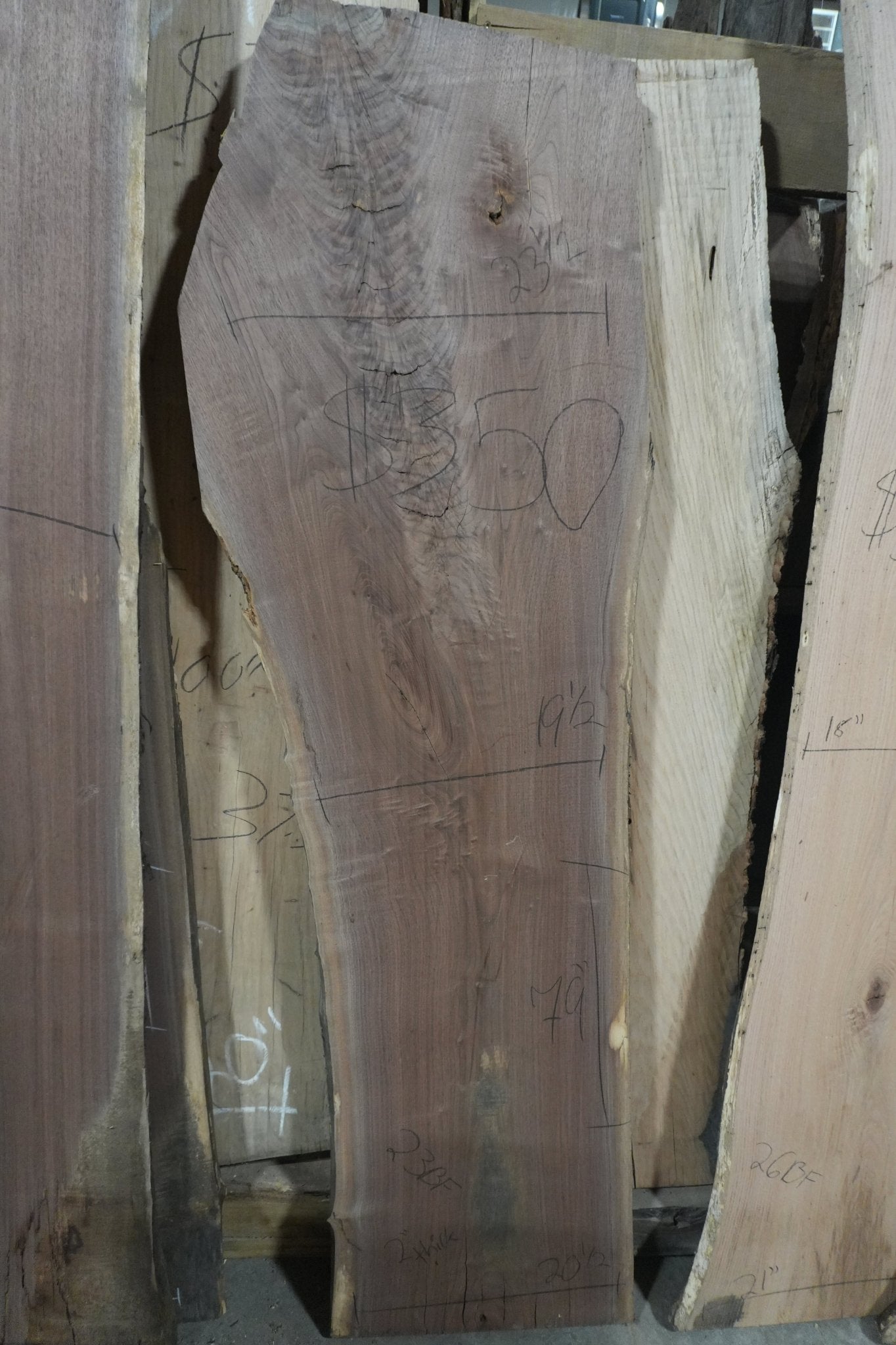 Walnut Slab - Ol Loggin Sawmill